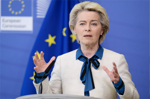 European Commission president Ursula von der Leyen explained the RepowerEU packaged was designed to help the bloc wean itself off Russian fossil fuels (pic credit: Thierry Monasse/Getty Images)