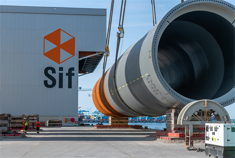 Consortium partner Sif is also supplying monopile foundations to Dogger Bank C 