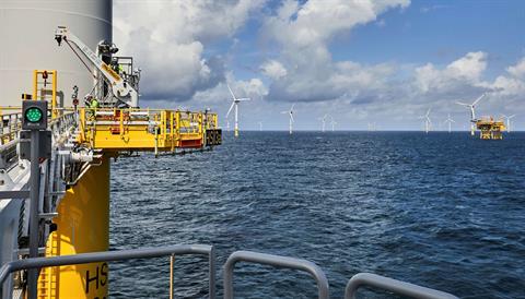The EnBW offshore wind farm at Hohe See in the German North Sea (Credit: EnBW / Rolf Otzipka)