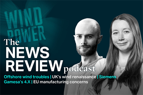 Windpower News Review, with Orlando Jenkinson and Robyn White (pic credit: Emma Austin)