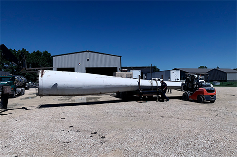 GE signed a deal with waste company Veolia in the US to use wind-turbine blades as a raw material in cement production (pic: Veolia)