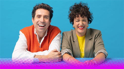 Nick Grimshaw and Annie Macmanus 