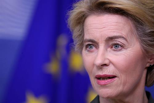  Ursula von der Leyen: green deal is 'Europe’s man-on-the-moon moment' (Photo by ARIS OIKONOMOU/AFP via Getty Images)