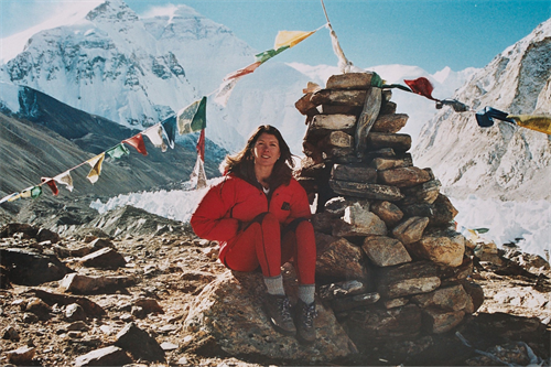 The first British woman to summit Everest