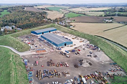 Protecting waste sites against fire