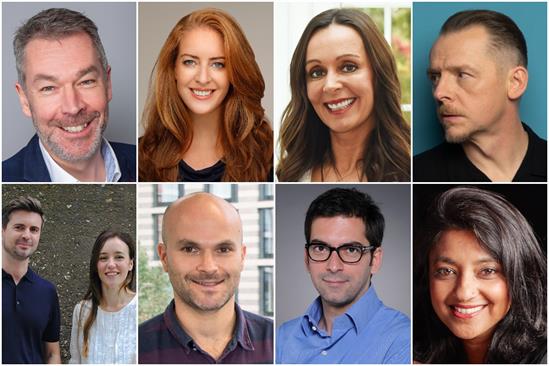 Clockwise from top left: Jarvie, Livingstone, Best, Pegg, Dev-Purkaystha, Magalon, Charkham, Neves, Williams