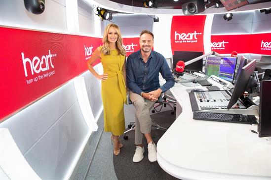 Global: Heart Breakfast with Jamie Theakston & Amanda Holden reached 3.9m listeners weekly.