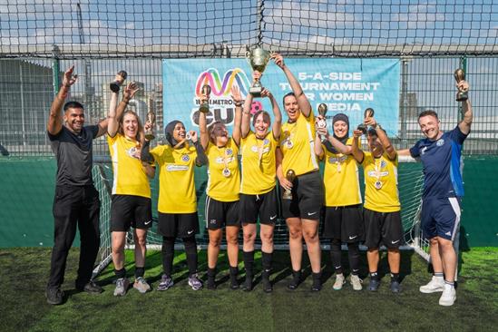 Mail Metro Media: Women's football tournament is in its third year.