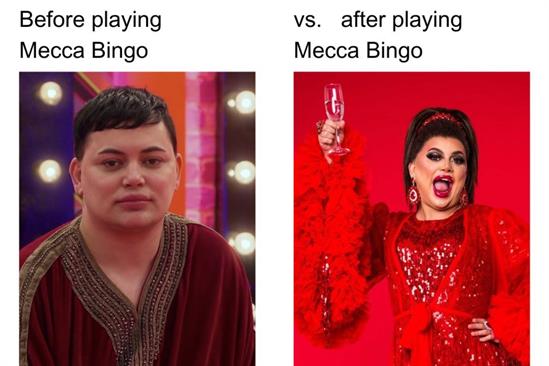 Mecca Bingo: social ad starring Baga Chipz