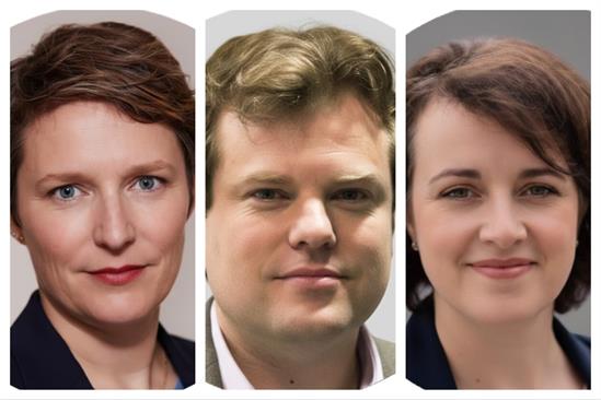 Avelin Partners, from left: Frances Ralston-Good, James Londal, and Claire Ferguson 