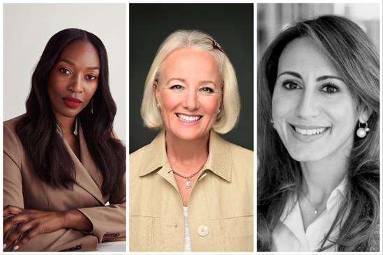 From left: Vanessa Kingori, Sophie Neary and Dyana Najdi take on new ad roles