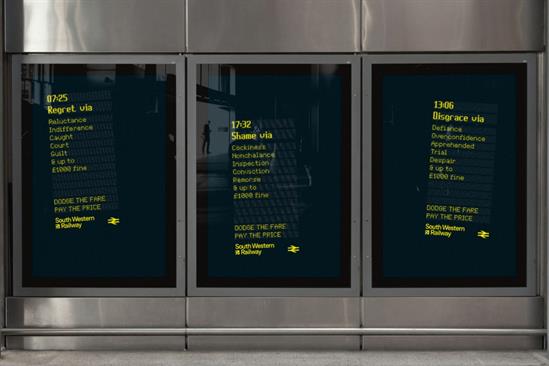 South Western Railway campaign highlights negative consequences of fare evasion