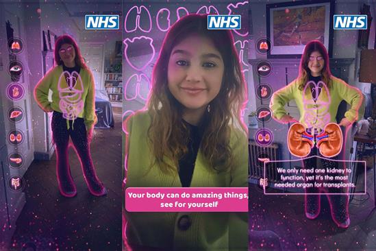 NHS partners Snapchat to drive up organ donation awareness