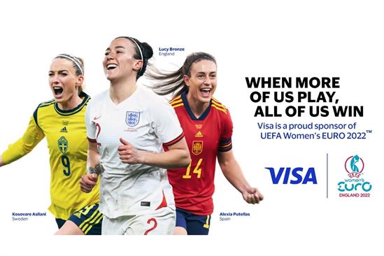 Visa unveils campaign for Uefa Women's Euros