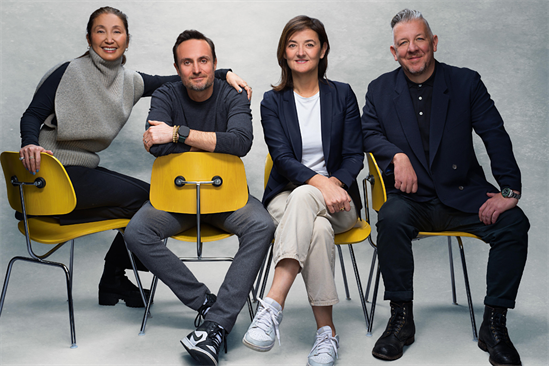 From left to right: Serrano, Venturelli, Bousquet, Goodall