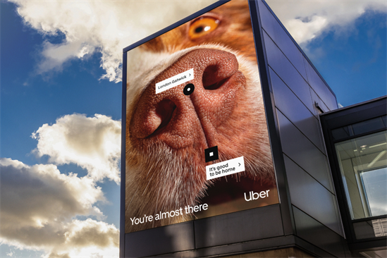 Uber: 2,500 branded assets have been unveiled throughout London Gatwick 