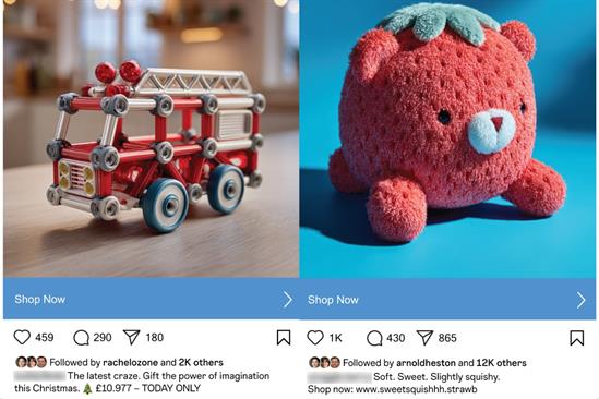 Santander UK: Ads are intended to show how realistic fake, AI-generated adverts can be.