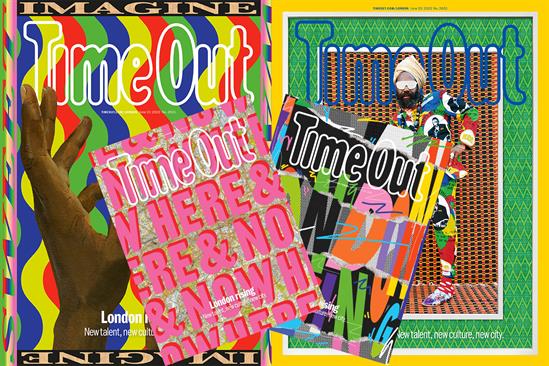 The final print issue of Time Out features different covers created by London artists