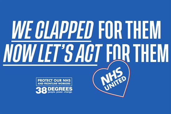 38 Degrees "NHS United" by And Rising