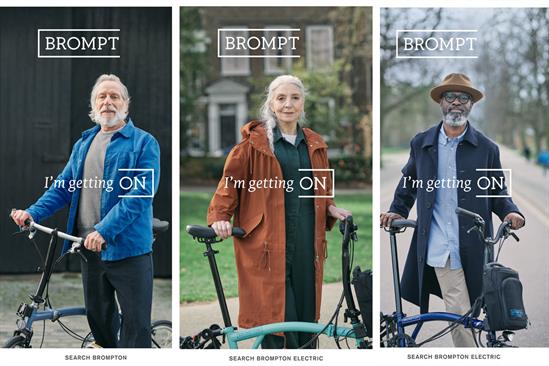 Brompton Bicycle "I'm getting on" by Antidote