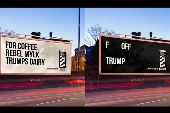 Rebel Kitchen "F off Trump" by Grey London