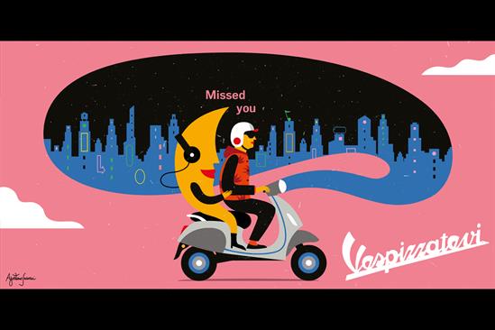 Vespa "Vespizzatevi" by BBH