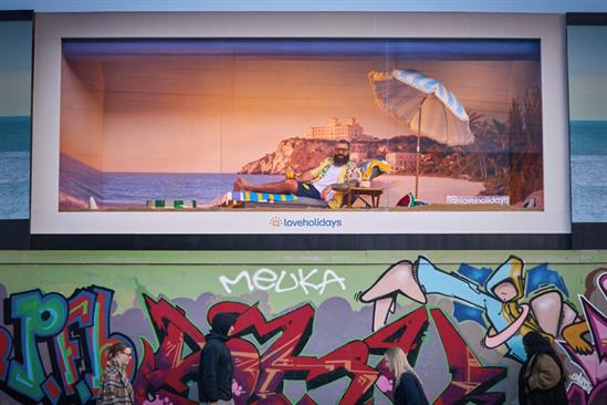 Loveholidays “Holiday billboard” by Ark Agency