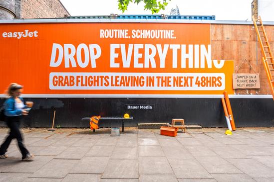 EasyJet “Drop everything” by Dept
