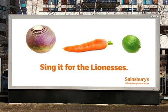 Sainsbury's "Sing it for the Lionesses" by Ogilvy UK