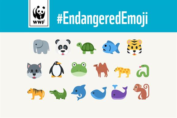 Image result for wwf endangered emoji