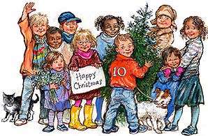 Gordon Brown's Christmas card
