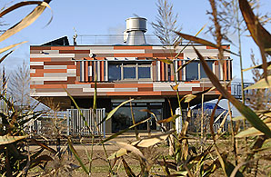 The RSPB's Rainham Reserve building. Photo: Simon Williams for the RSPB