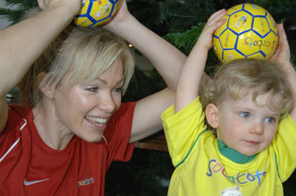 Supporting soccer: Nell MacAndrew
