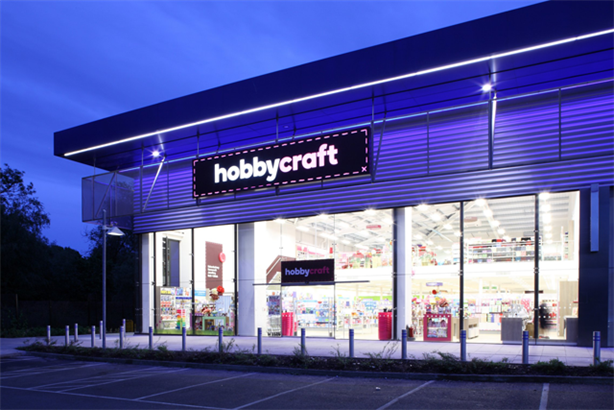 Hobbycraft: in the process of rebranding all 62 stores