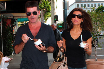 Simon Cowell: a Pinkberry frozen yogurt fan