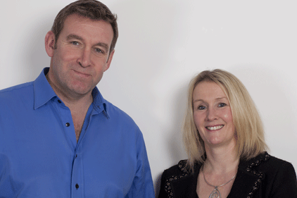 David Rowley and Sandy Royden: launching Open Plan