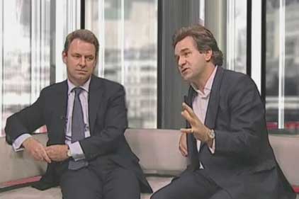 Banking compliance: Alex Evans (left) and Jonathan Shillington