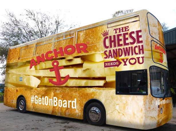 Battle bus: Anchor Cheddar is embarking on The Cheese Sandwich Needs You tour