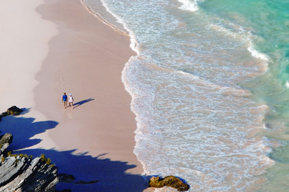Pink sand beaches: Bermuda