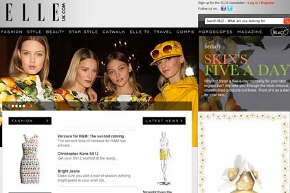 ELLEuk.com: aims to boost its profile