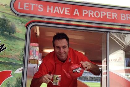Yorkshire Tea: former cricketer Michael Vaughan launched its current sponsorship of the England cricket team
