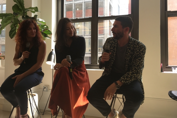 (L-R) Kirstin Falk, Erin Heyns-Stern, Chris Uettwiller