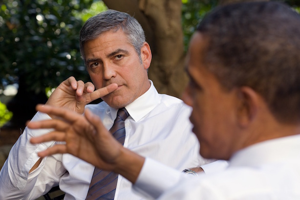 In their dreams! Asked to pick who would portray them in a movie, male members of the Global Power Book picked George Clooney.