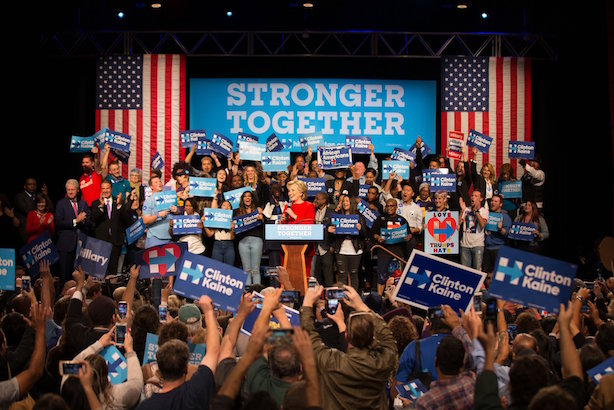 Hillary Clinton hit the campaign trail on Tuesday after her first debate against Donald Trump. (Image via Clinton's Twitter account).