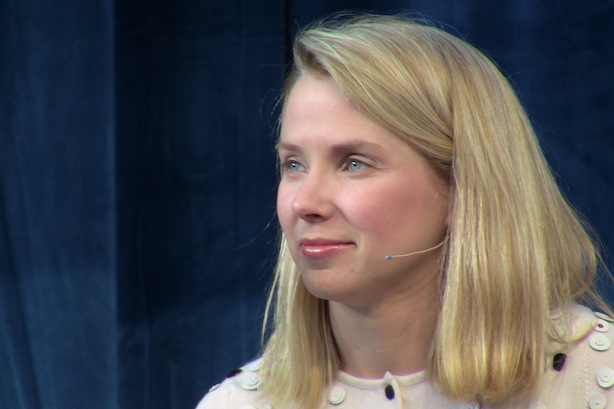 Yahoo's Marissa Mayer. (Image via Jolie O'Dell, "Marissa Mayer at Chirp" at Flickr).