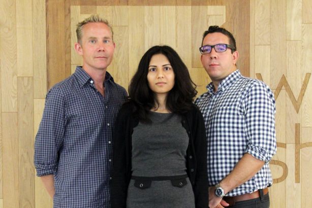 Digital hires: (l-r) Andrew Phillips, Parmita Ghosh and Al Berry