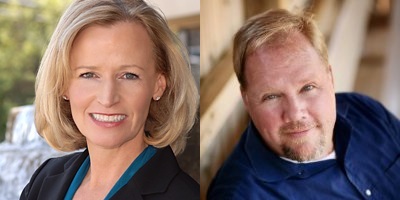 L-R: Jeannette Bitz and Richard Williams