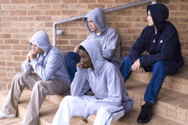 Many youngsters help in their communities