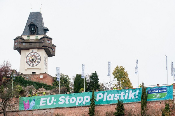 Plastic protest Graz 29102018 Photo-Christoph Liebentritt/Global 2000