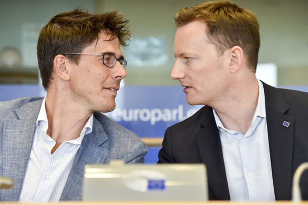 20190710 Bas Eickhout and Seb Dance after election ENVI vice-chairs - © European Union 2019 - Eric VIDAL